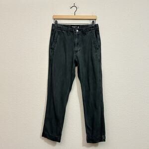 ABERCROMBIE & FITCH A&F Lightweight Jeans Black Loose Fit High Rise